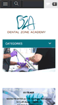 Mobile Screenshot of dentalzoneacademy.com